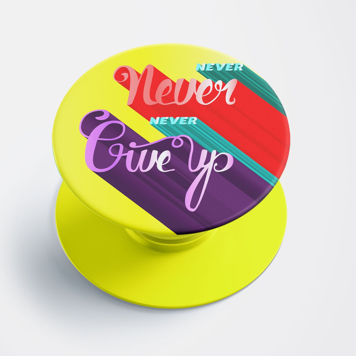Never Give Us Flat Pop Holder
