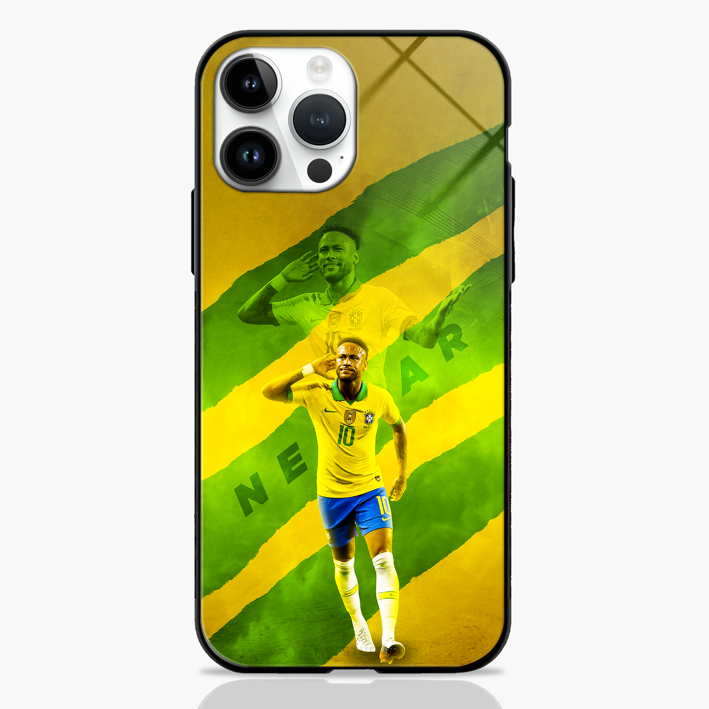 Neymar Junior Football Player Glass Case - - MW Stuffs -