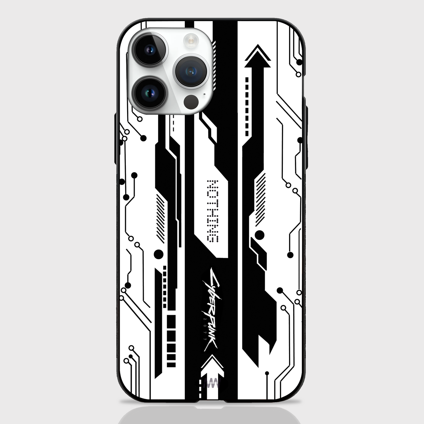 Gaming Abstract Theme GLASS CASES (Yellow, Black, Red & White)