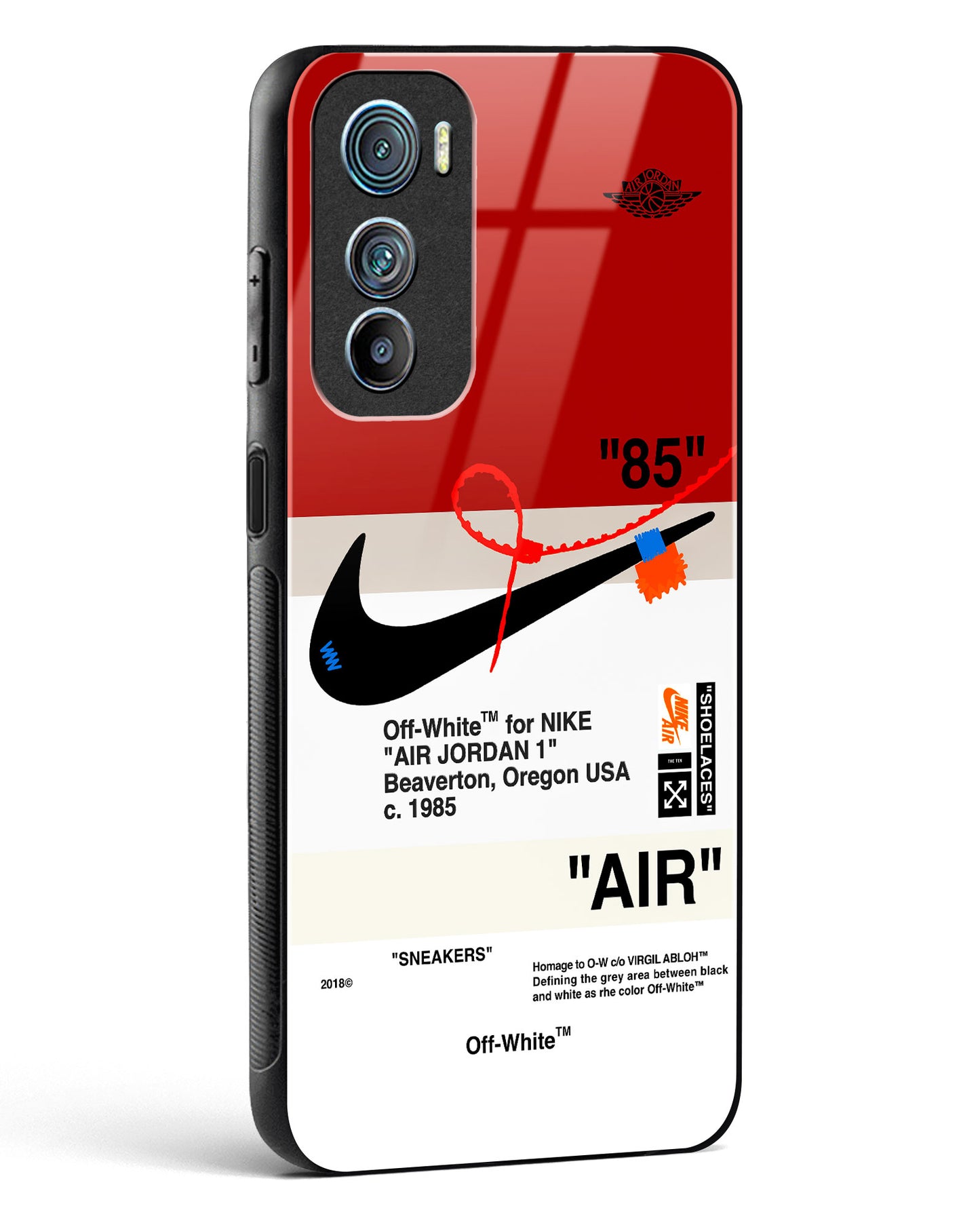 Off-White AIR Quoted Glass Phone Case-Motorola Edge 30