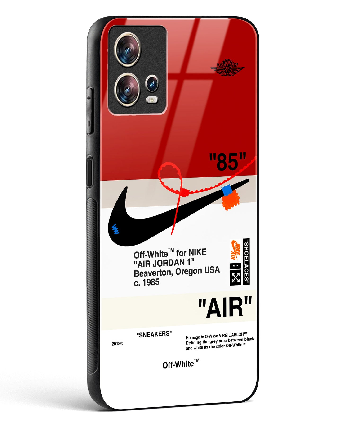 Off-White AIR Quoted Glass Phone Case-Motorola Edge 30 Fusion