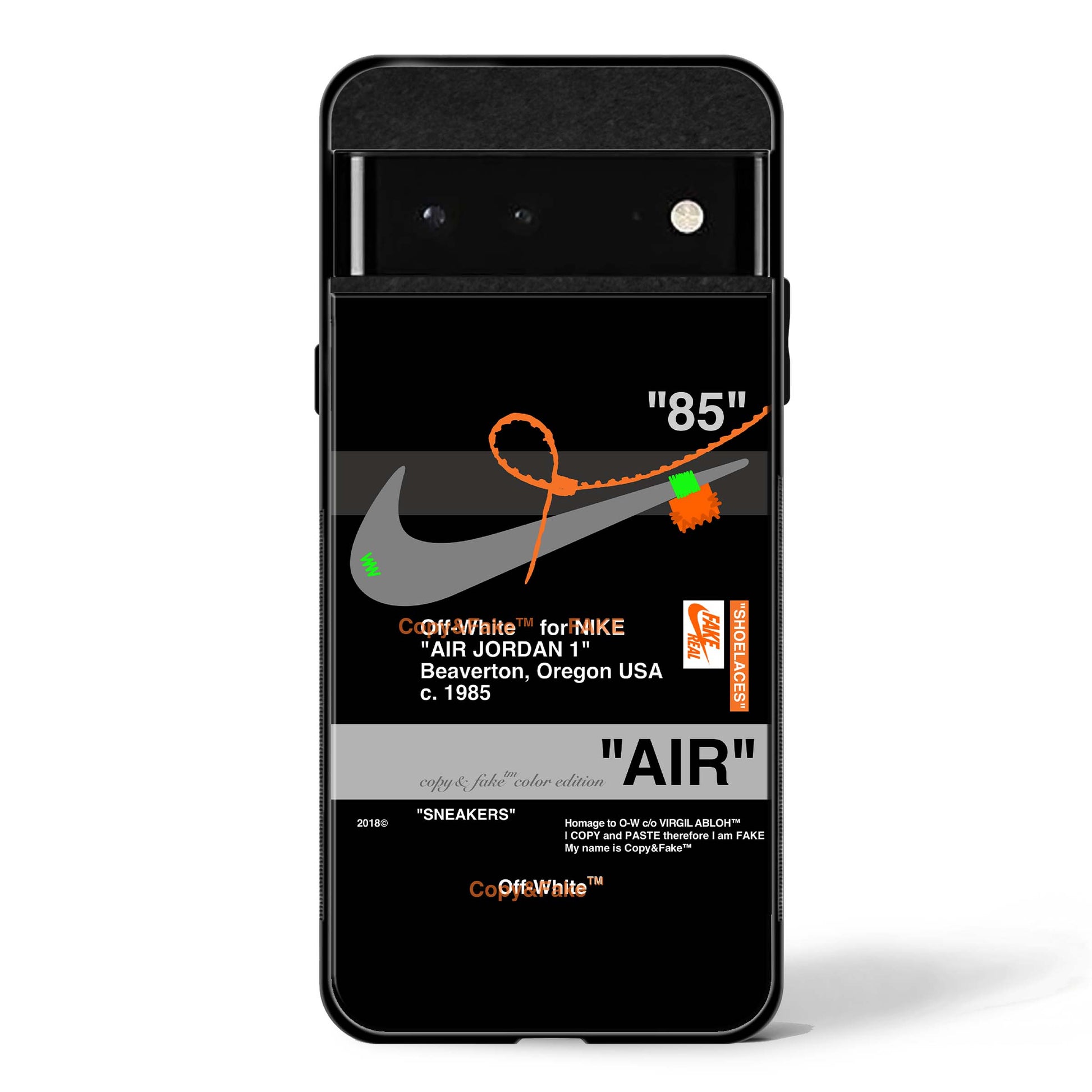 Off Black AIR Quote Google Pixel Glass Phone Case