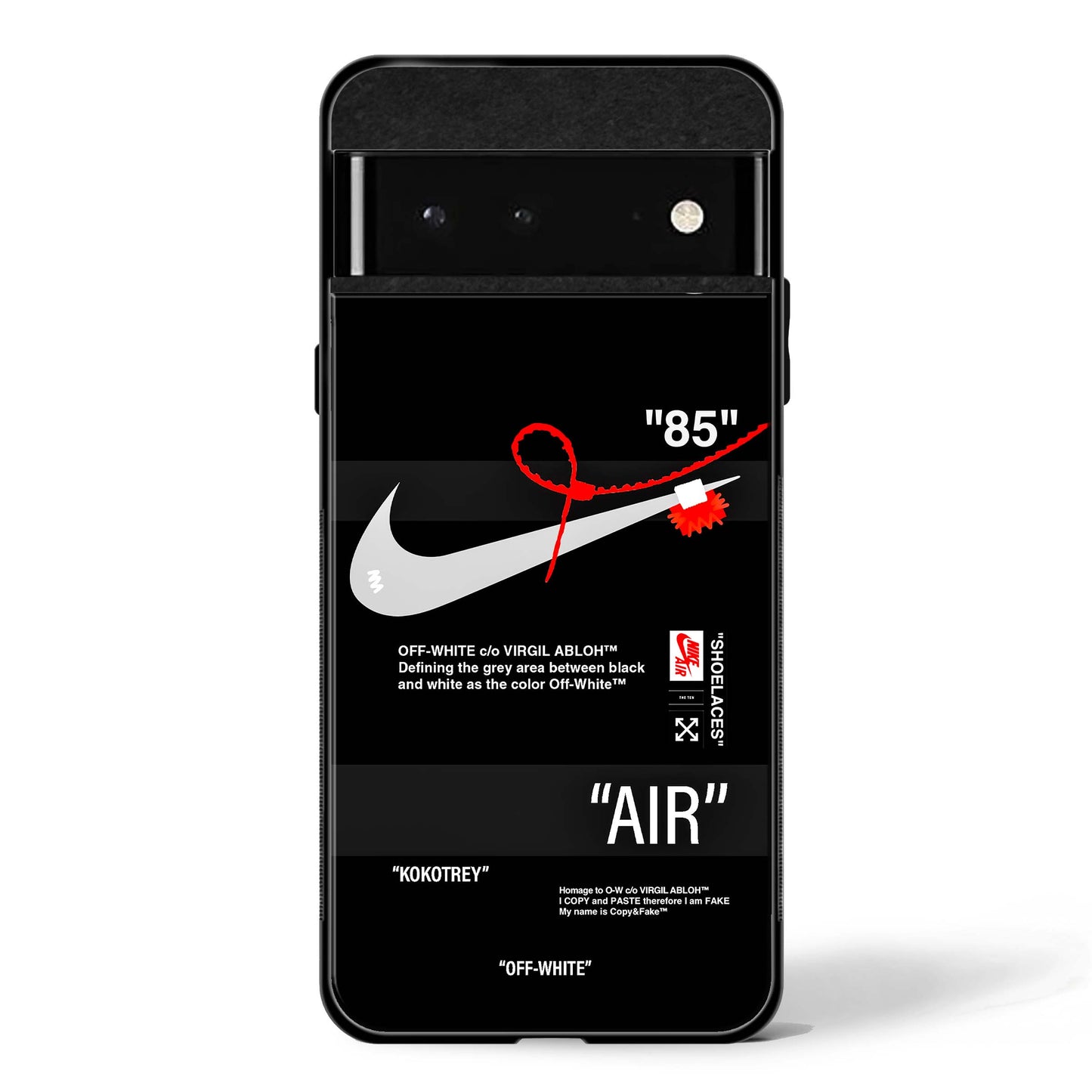 Off Black AIR Quoted Google Pixel Glass Phone Case