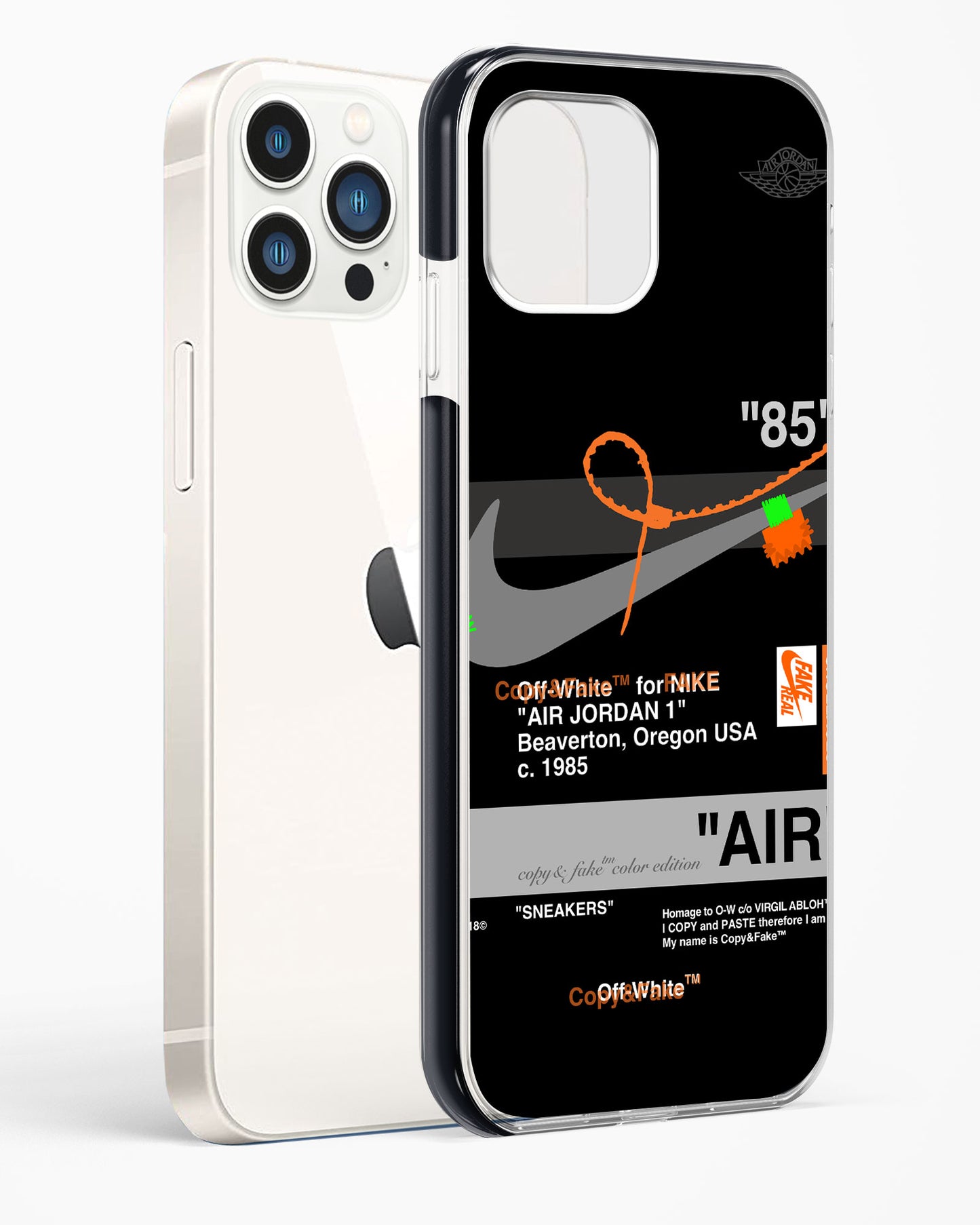 Off White AIR Label Impact Drop Protection Case