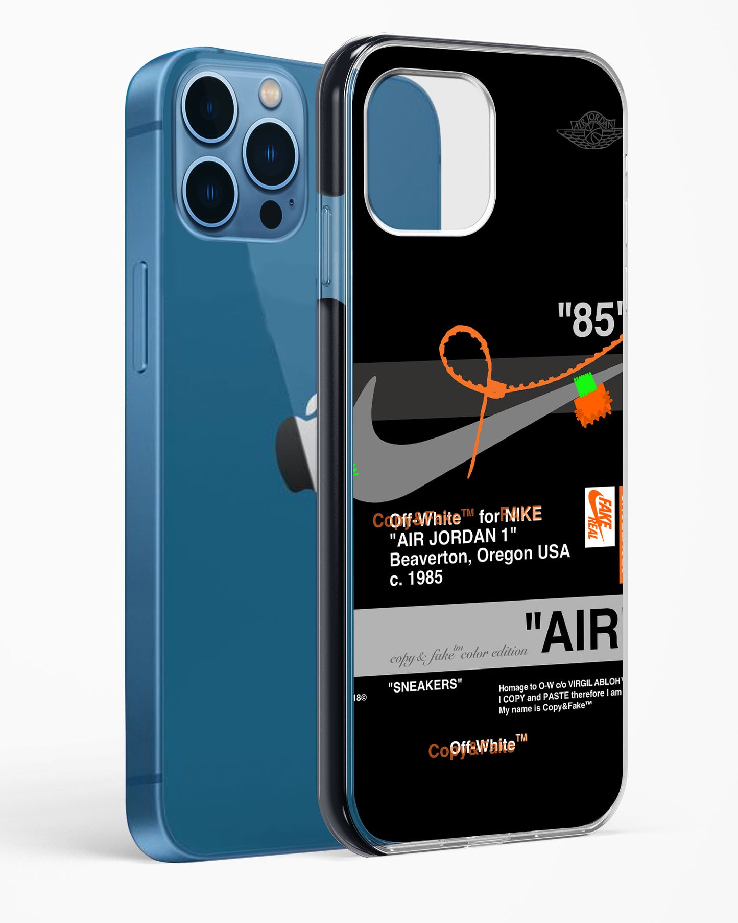 Off White AIR Label Impact Drop Protection Case
