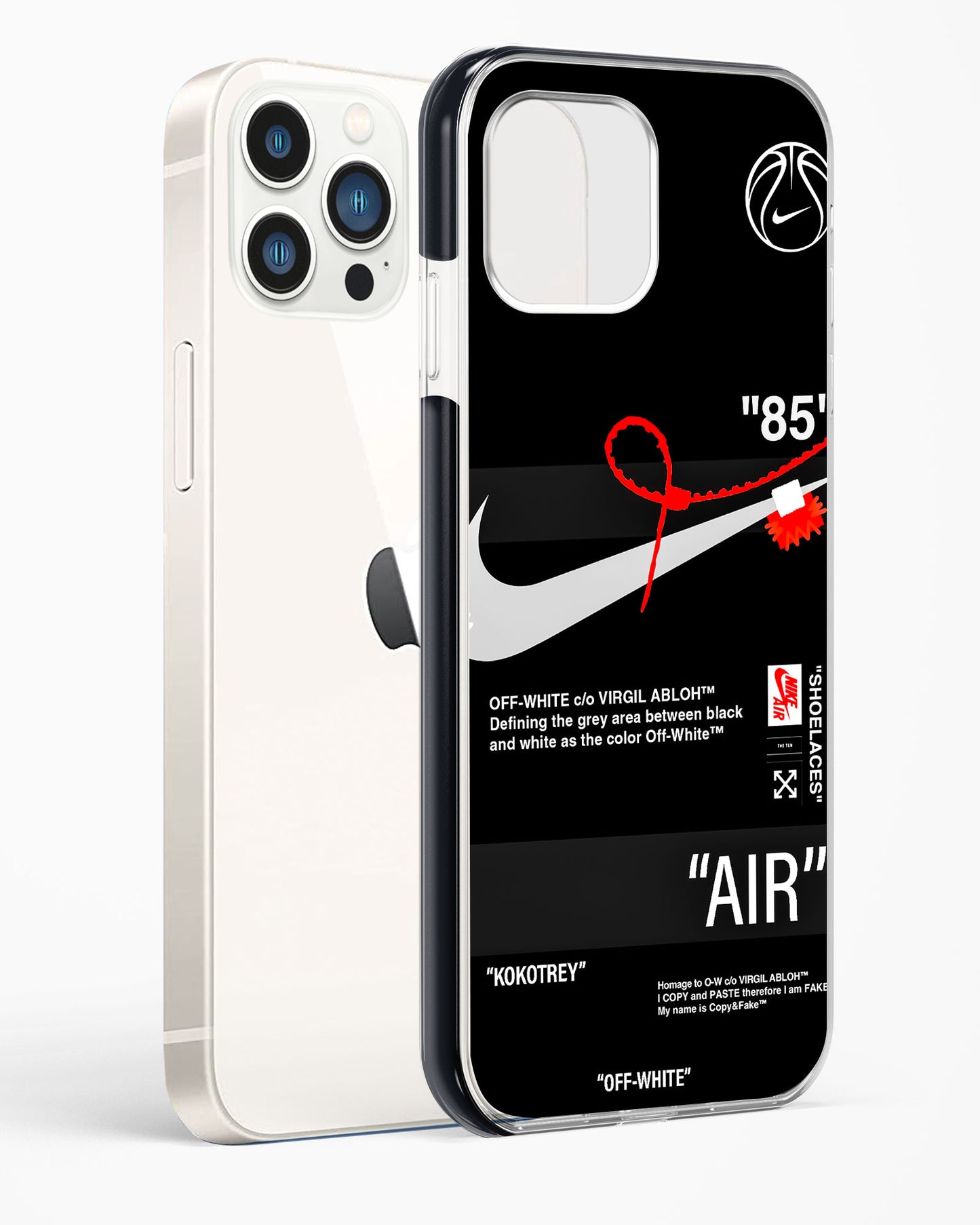 Off White AIR Labeled Impact Drop Protection Case