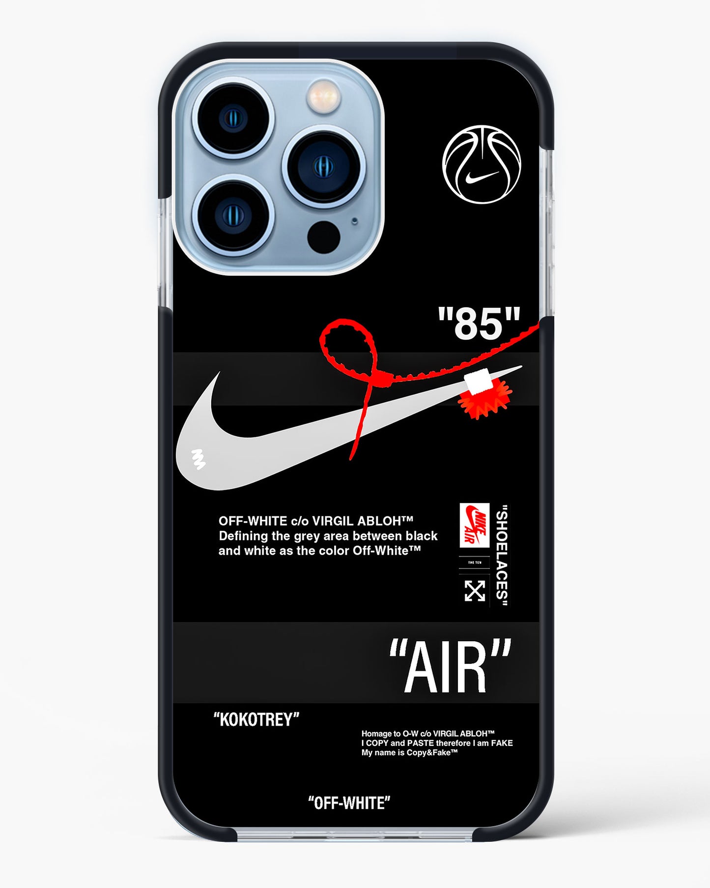 Off White AIR Labeled Impact Drop Protection Case