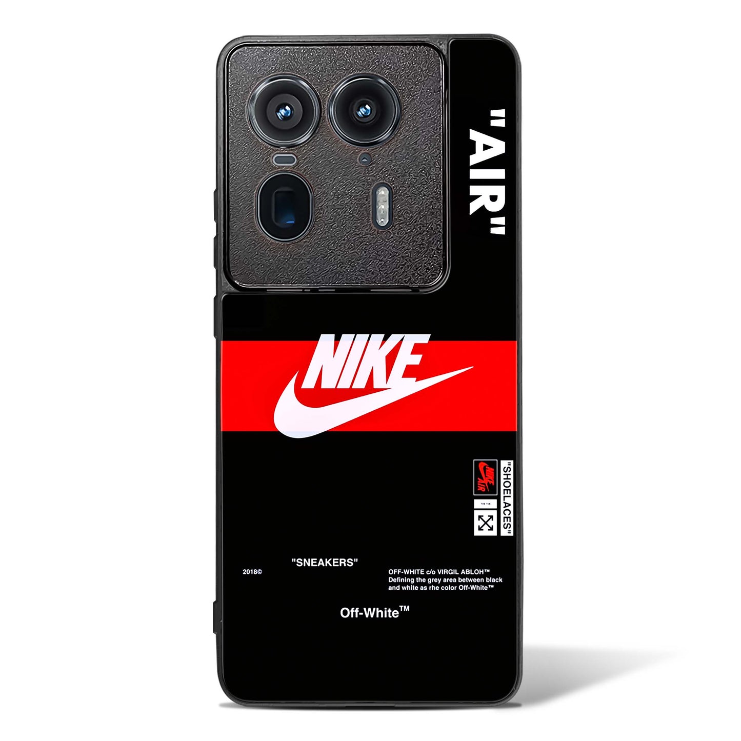 Off White Quoted Glass Phone Case-Motorola Edge 50 Ultra