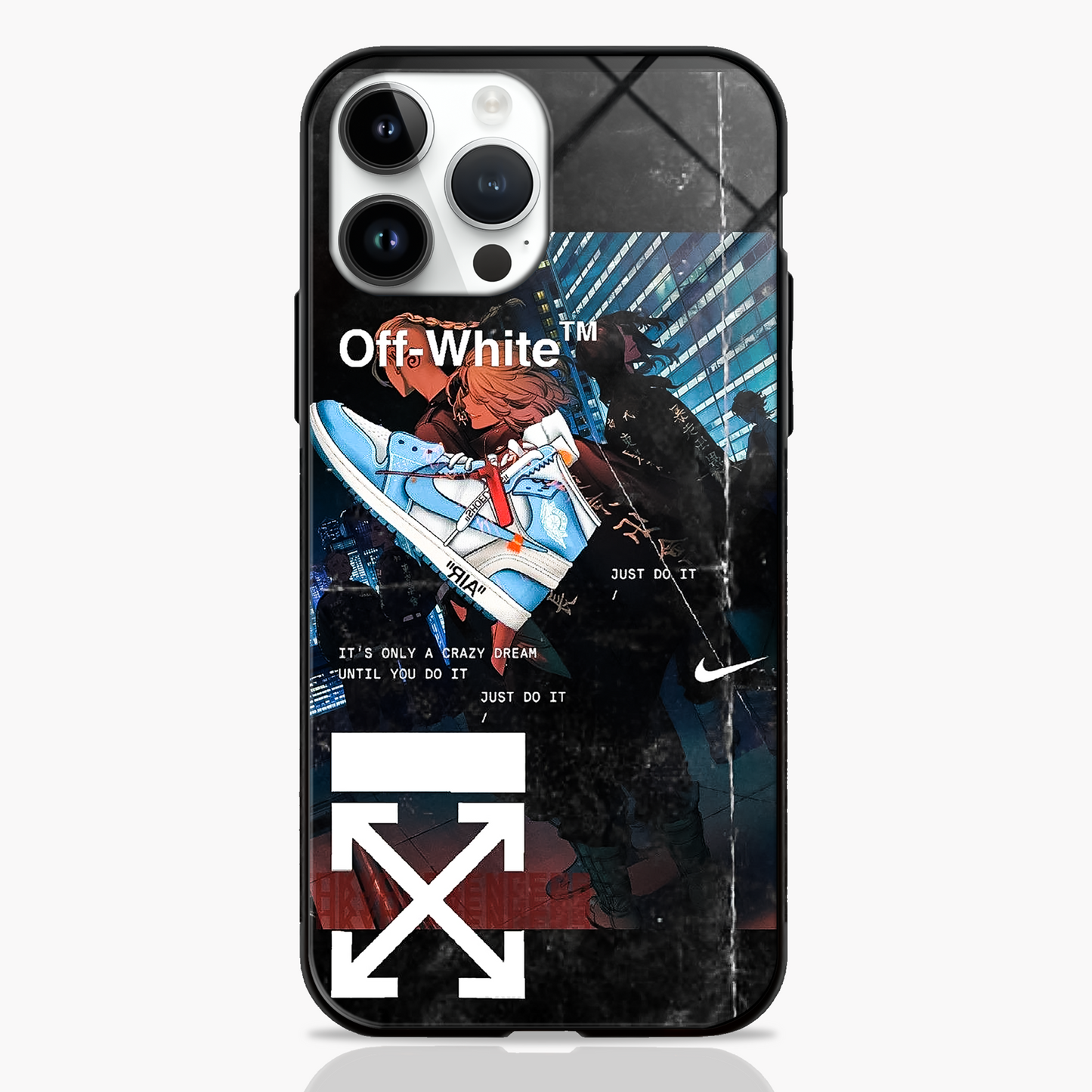 Off White AIR Vintage Poster Glass Case - - MW Stuffs -