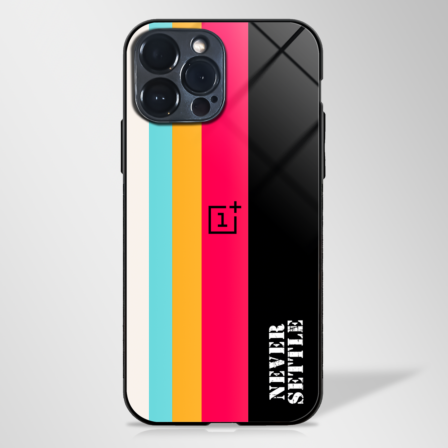 Retro Color Pattern Glass case - MW Stuffs
