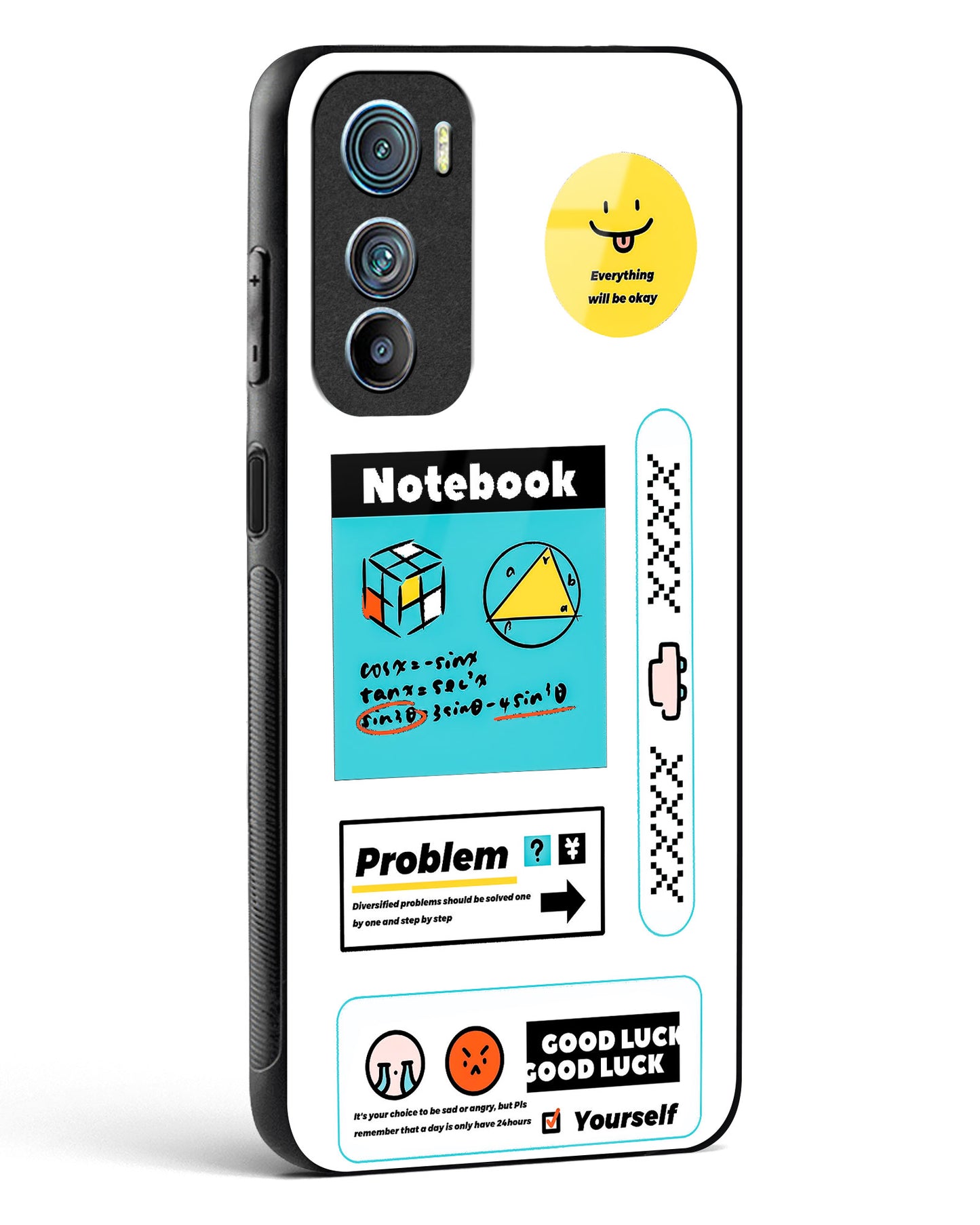Optimistic Scholar Glass Phone Case White-Motorola Edge 30