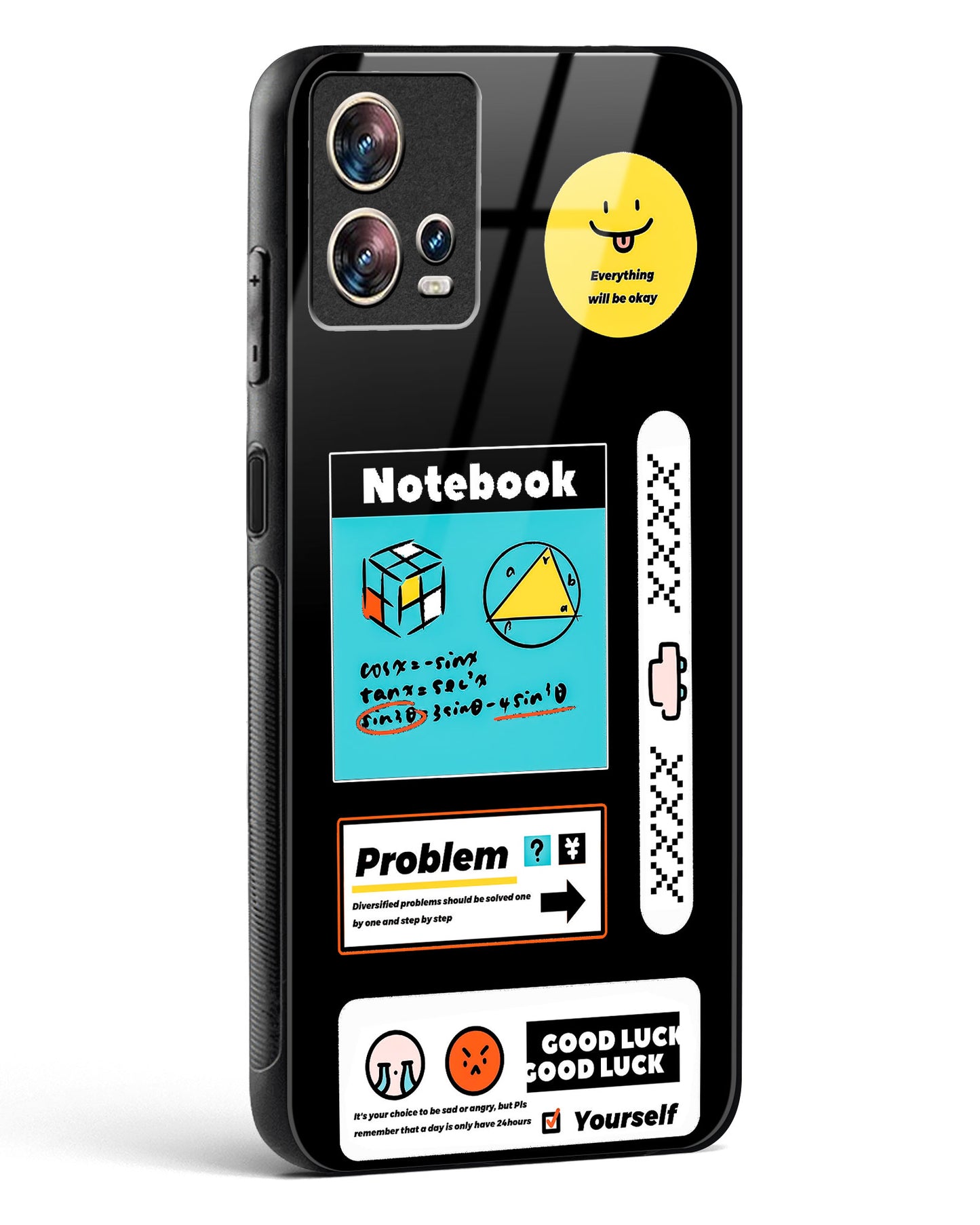 Optimistic Scholar Glass Phone Case White-Motorola Edge 30 Fusion