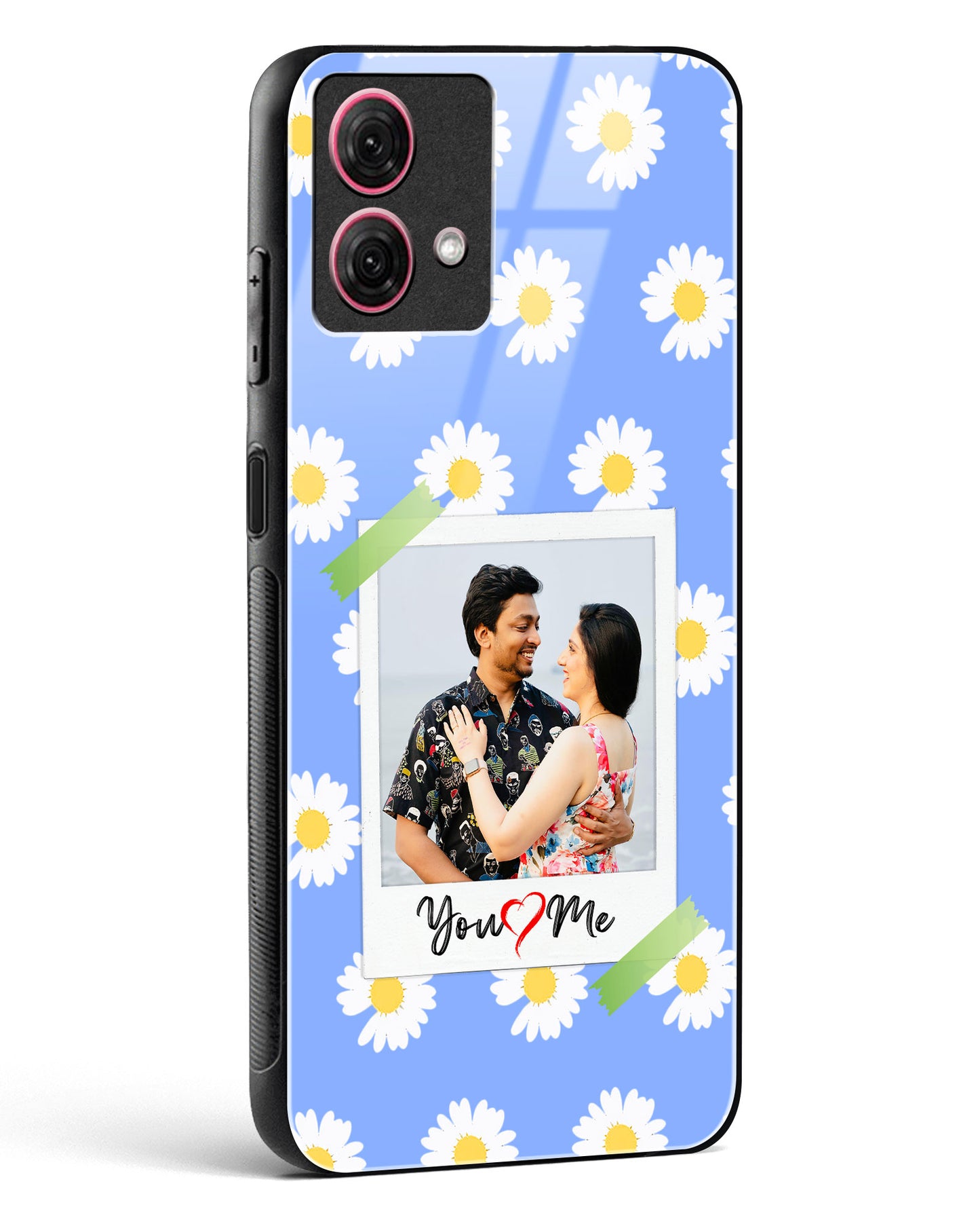 Personalised Polaroid Glass Phone Case-Moto G84 5G