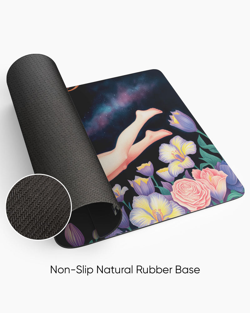 Petals in Orbit A Dreamer’s Escape Deskmat