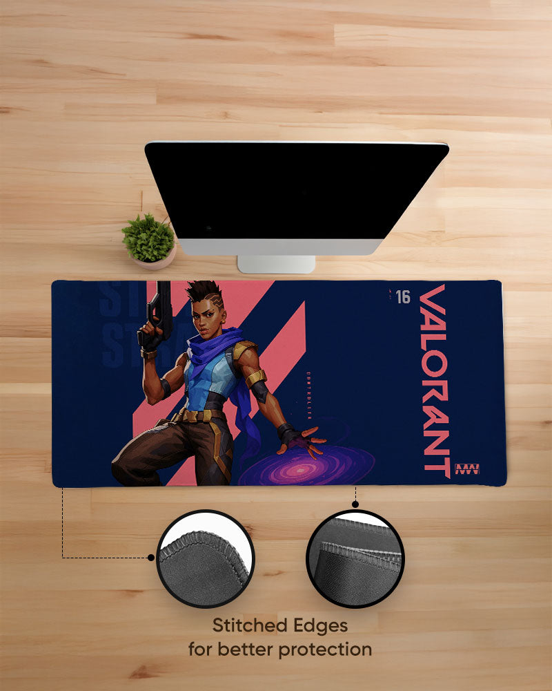 Phoenix Ignites Valorant Deskmat