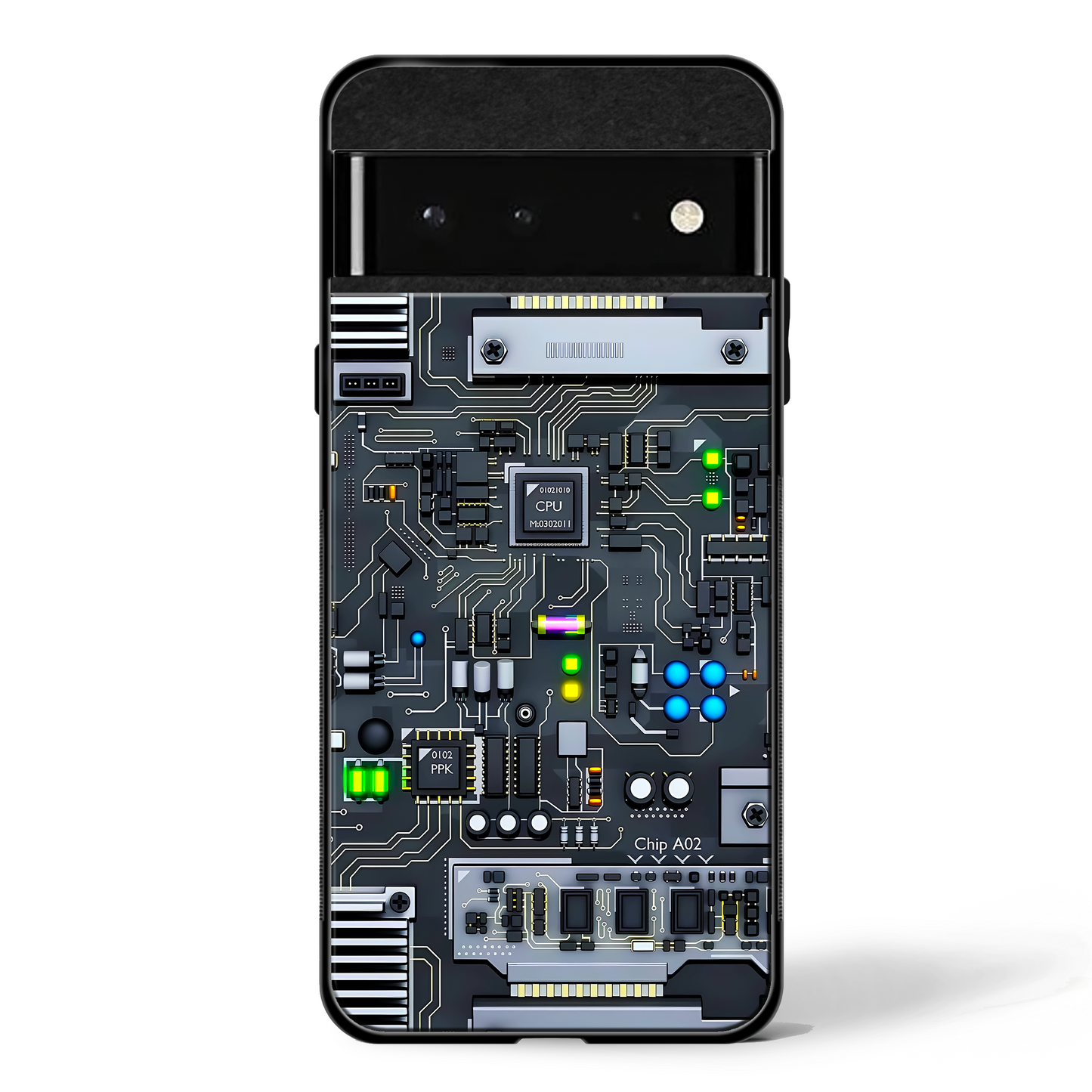 Phone Internal Circuit-Google Pixel Glass Cases