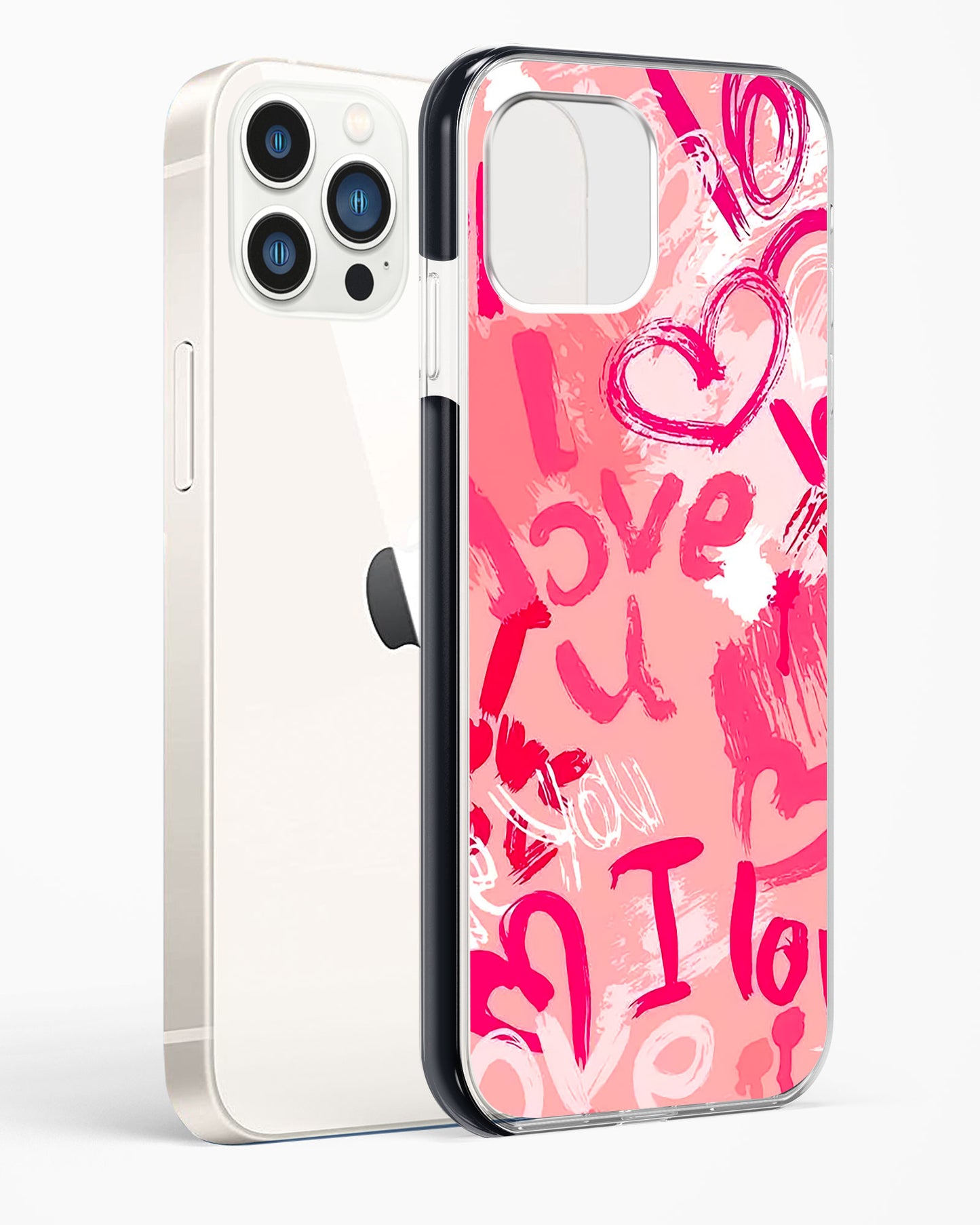 Pink Love Graffiti Impact Drop Protection Case