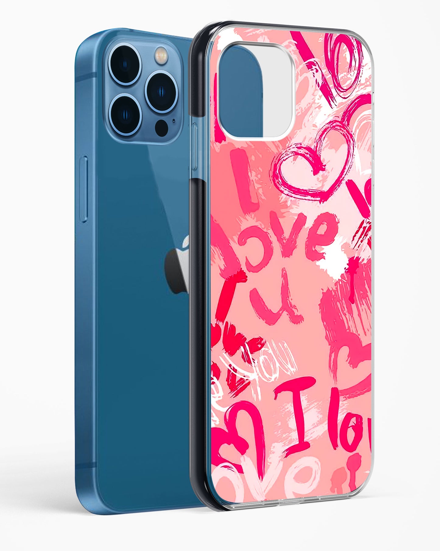 Pink Love Graffiti Impact Drop Protection Case