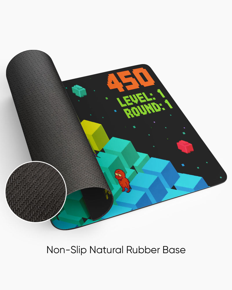 Pixel Pyramid Deskmat