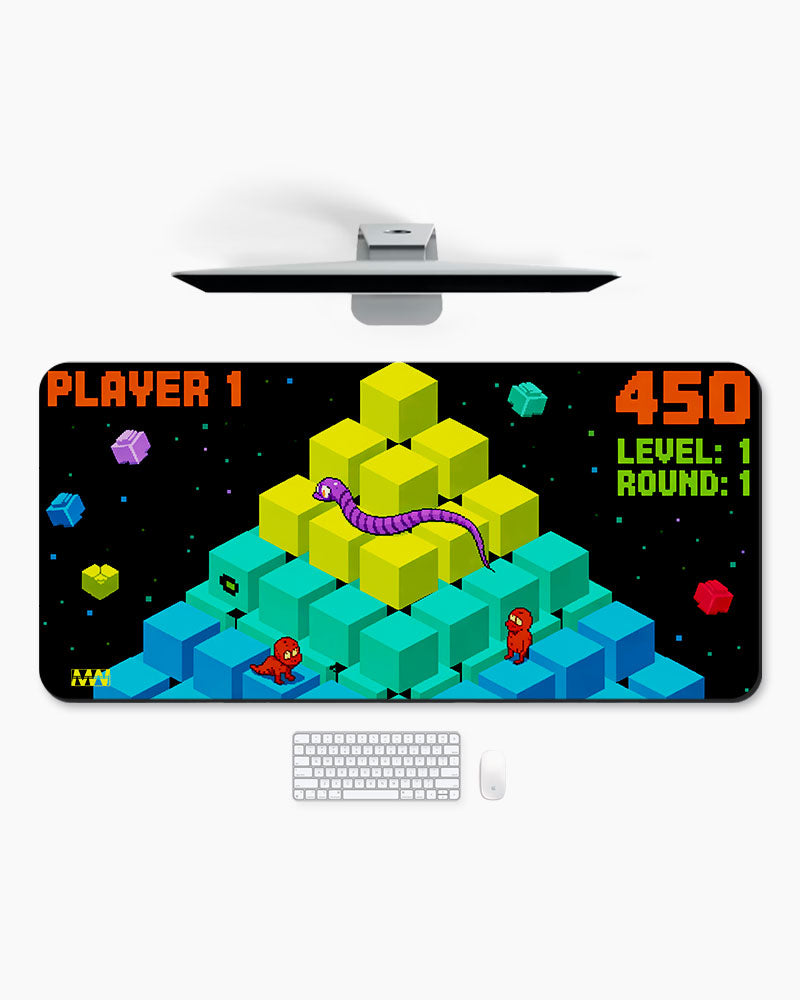Pixel Pyramid Deskmat