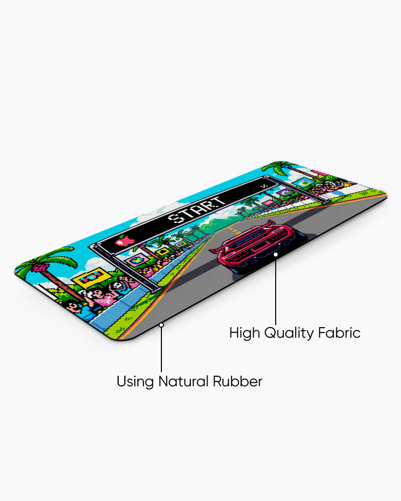 Pixel Racer Deskmat