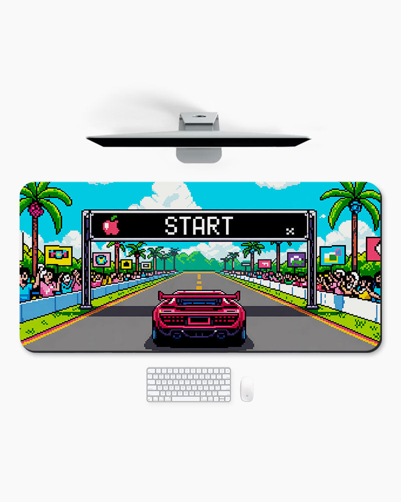 Pixel Racer Deskmat