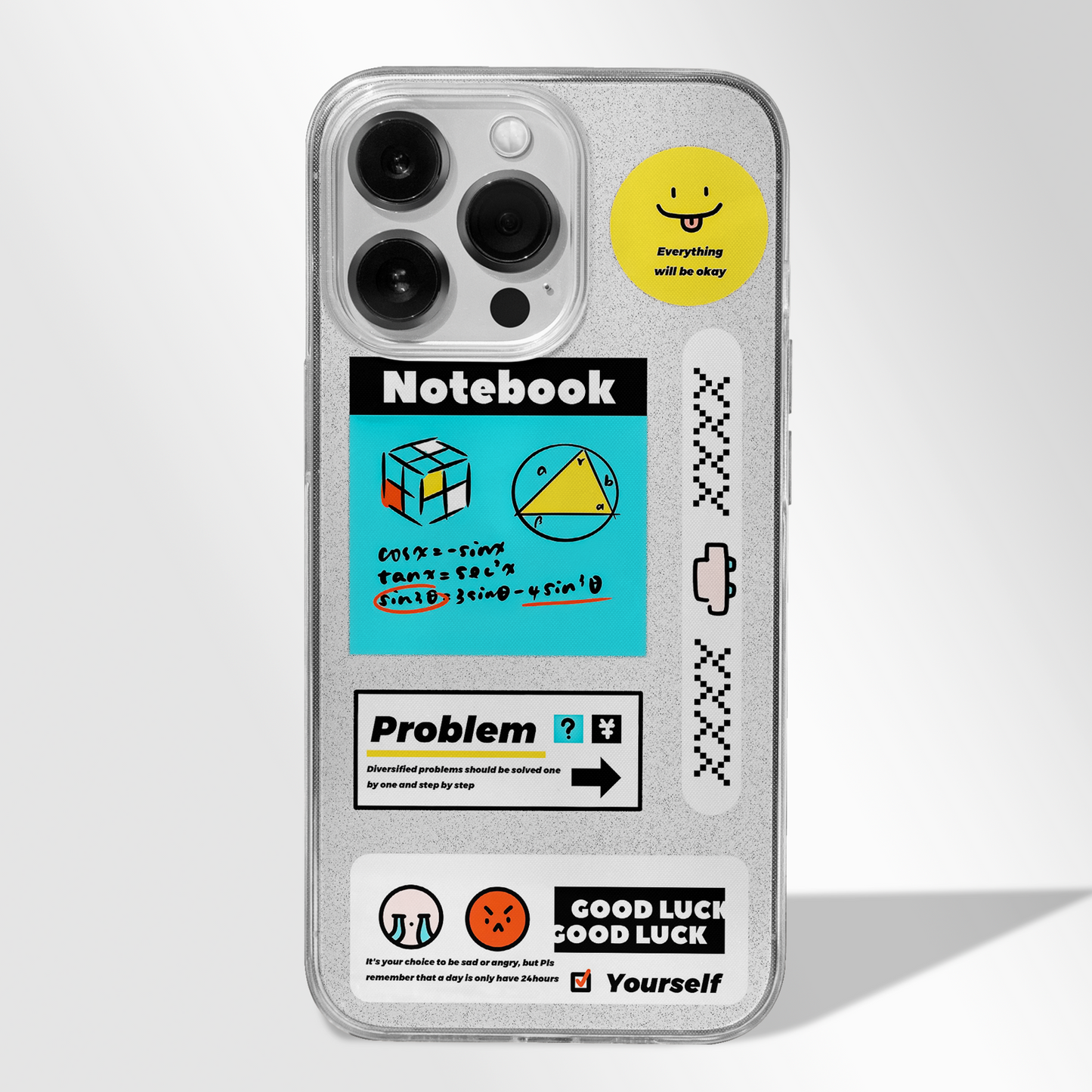 Positive Vibes Cool Premium CLEAR CASE - - MW Stuffs -