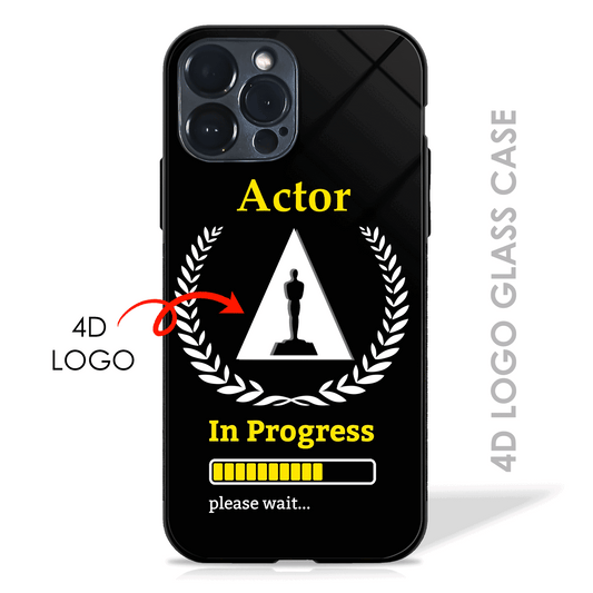 Your Dream Profession in Progress - 4D Logo Glass Case (20+ Professions)