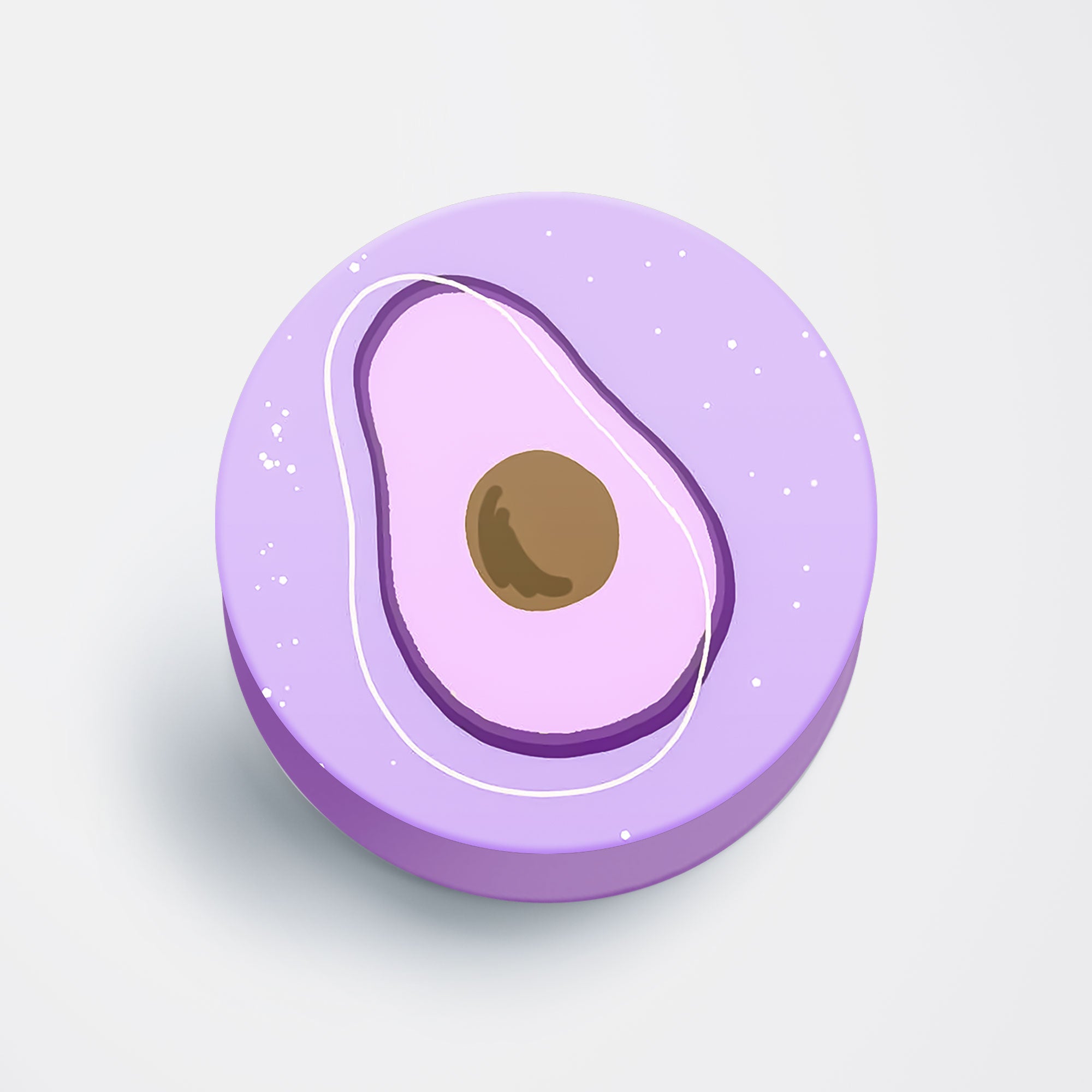 Purple Avacado Flat Pop Holder MW Stuffs purple-avacado-flat-pop-holder-mw-stuffs