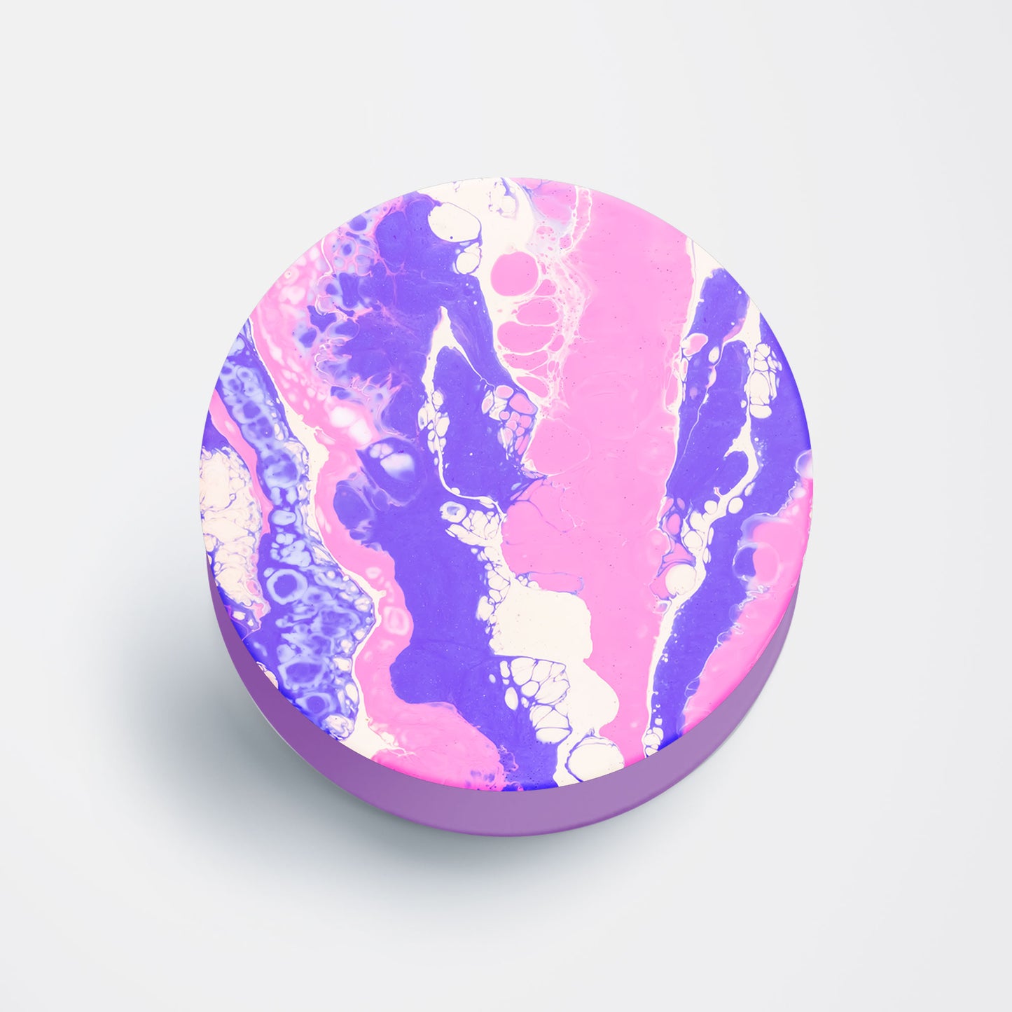 Purple Fluid Flat Pop Holder