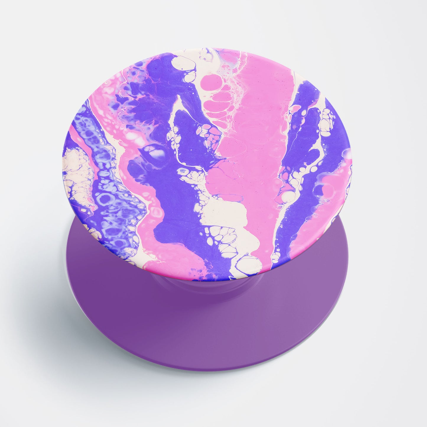 Purple Fluid Flat Pop Holder