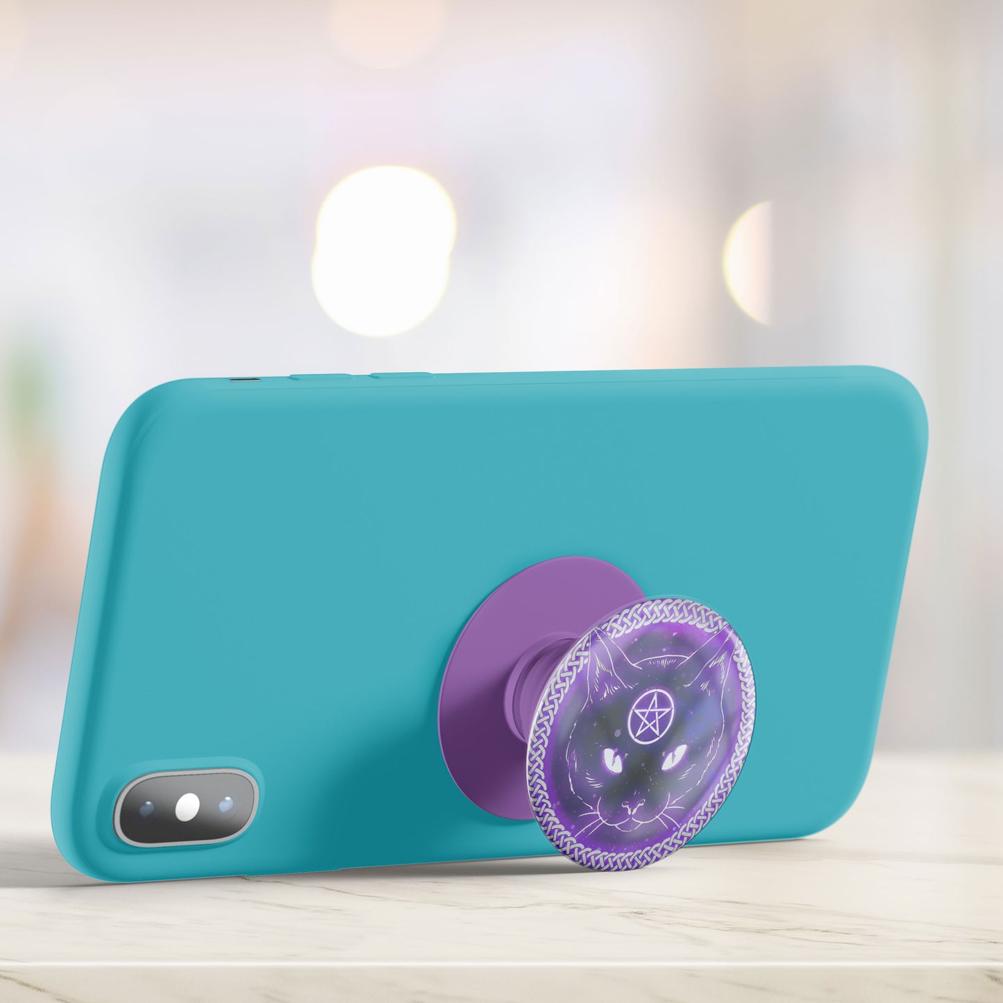 Purple Kitty Gloss Pop Holder