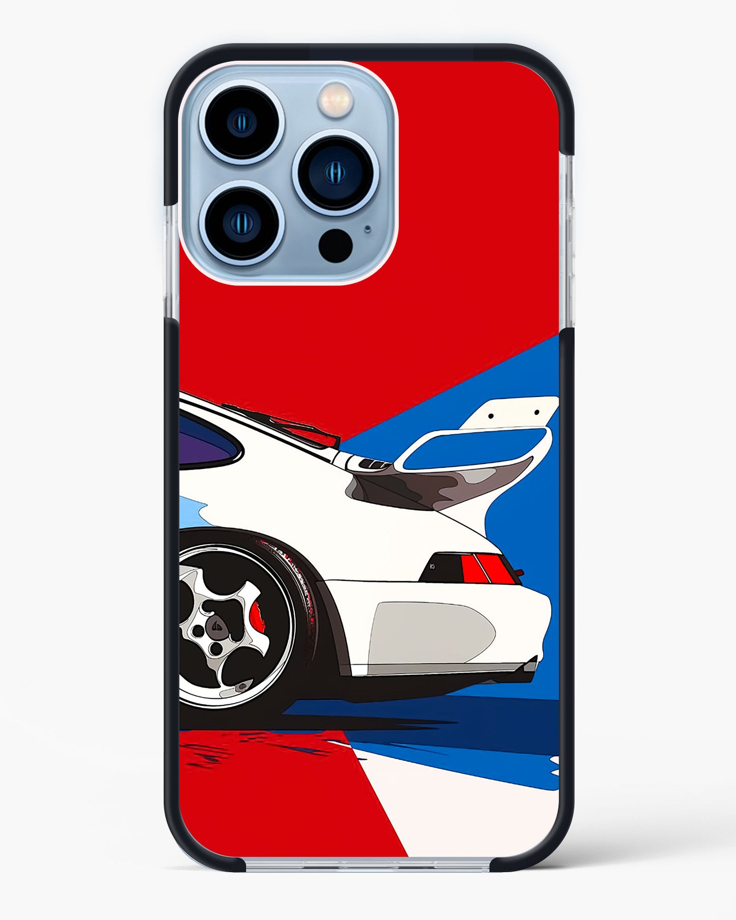 Racing Car Abstract Impact Drop Protection Case