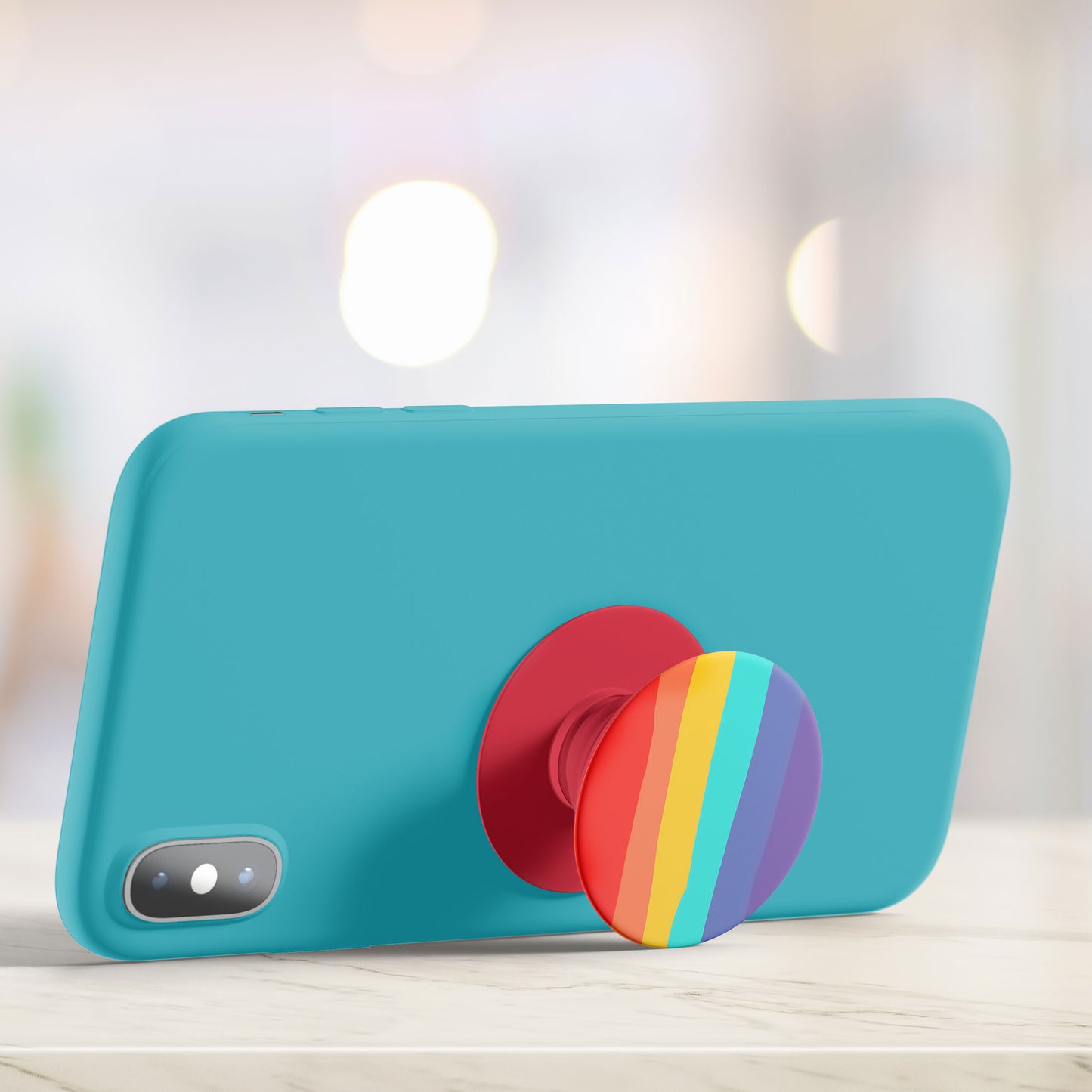 Rainbow Flat Pop Holder