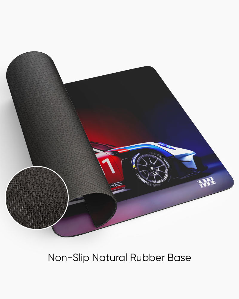 Redline Pursuit Desk Mat