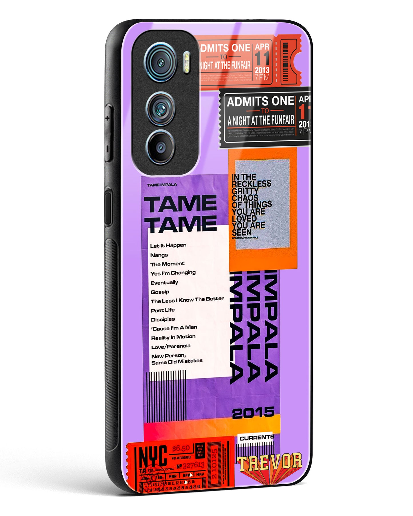 Retro Concert Collage Glass Phone Case-Motorola Edge 30