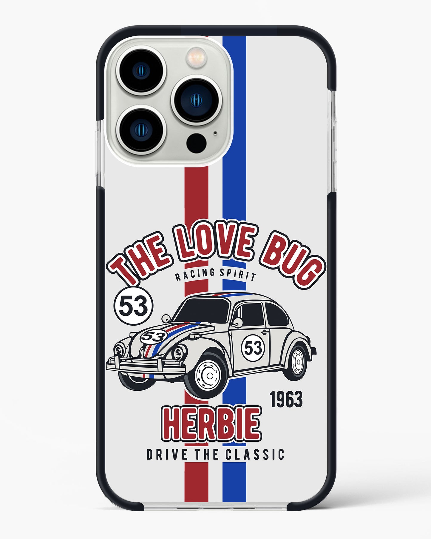 Retro Herbie Racing Impact Drop Protection Case