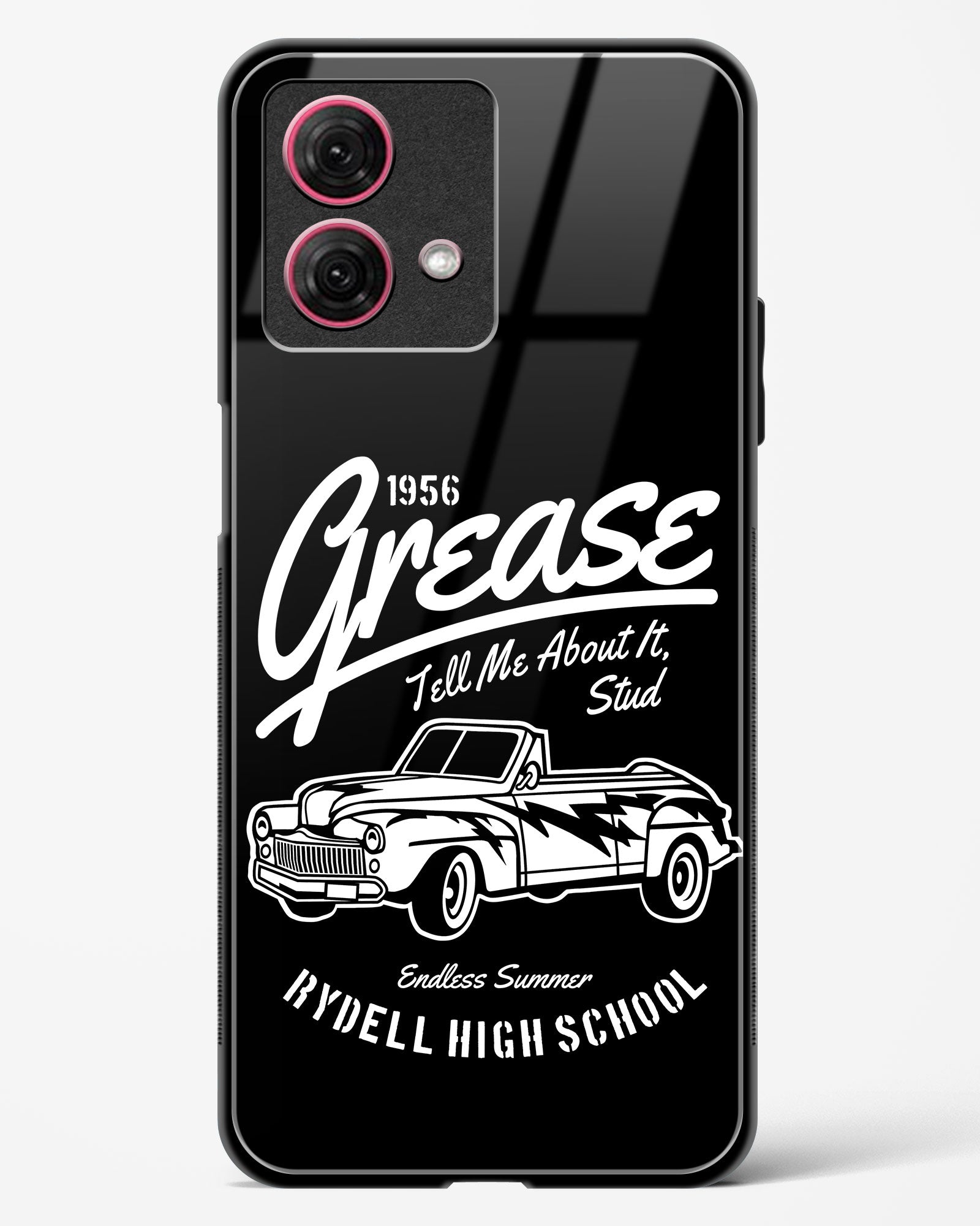 Retro Rydell High Grease Glass Phone Case-Moto G84 5G