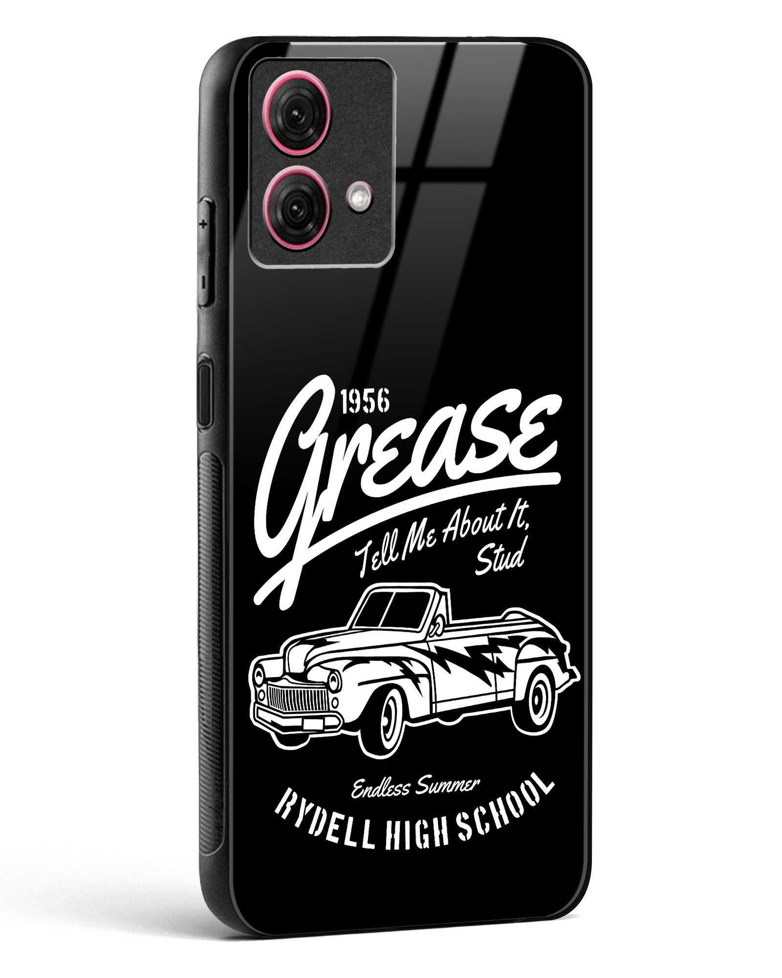 Retro Rydell High Grease Glass Phone Case-Moto G84 5G