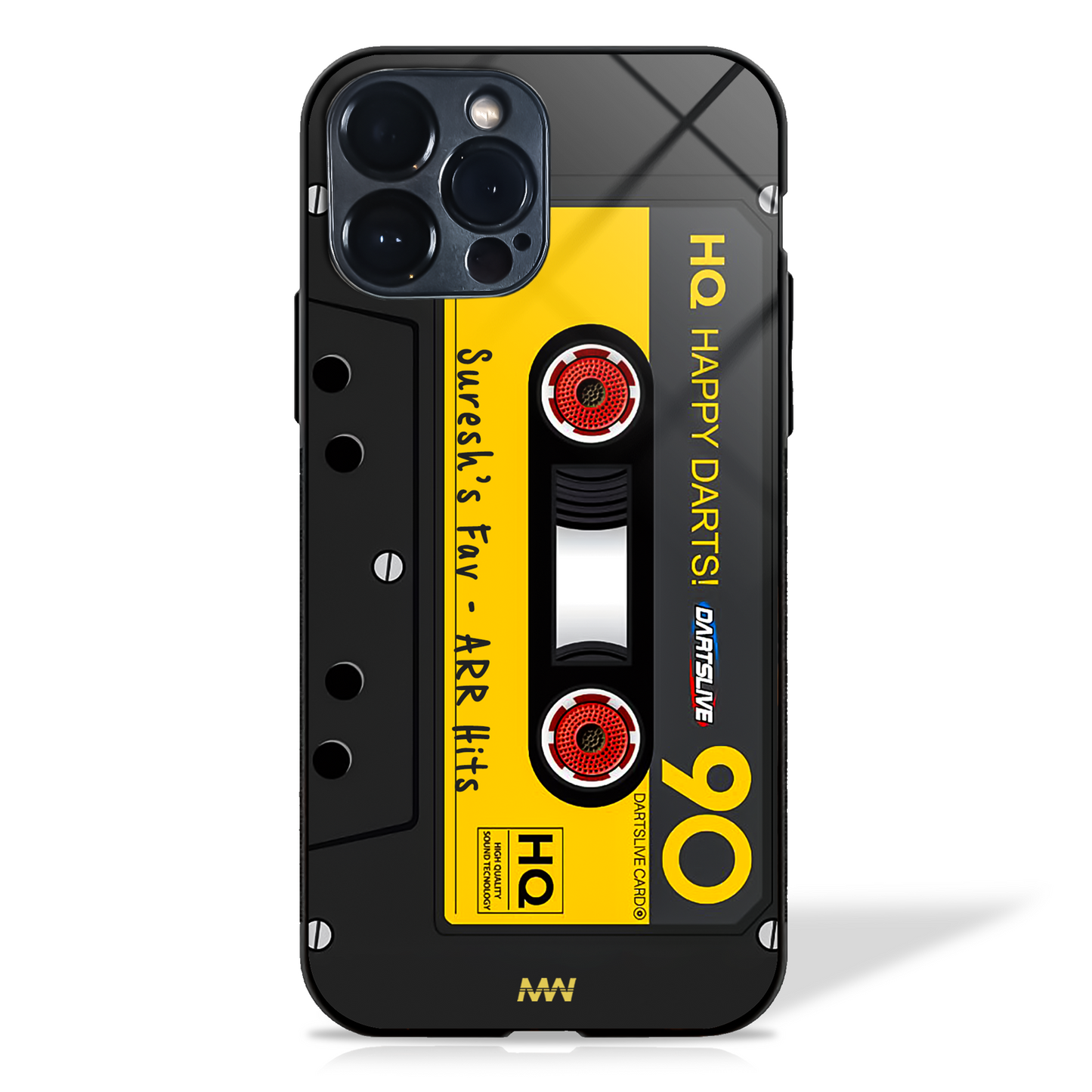Retro Audio Cassette Inspired Glass Cases - - MW Stuffs -