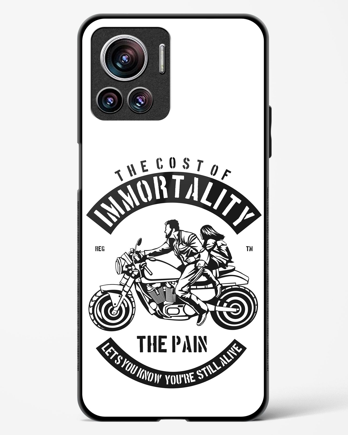 Ride Eternal Motorcycle Glass Phone Case-Motorola Edge 30 Ultra
