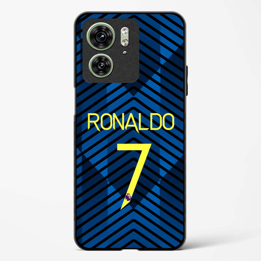 Ronaldo Jersey No.7 Glass Phone Case-Motorola Edge 40