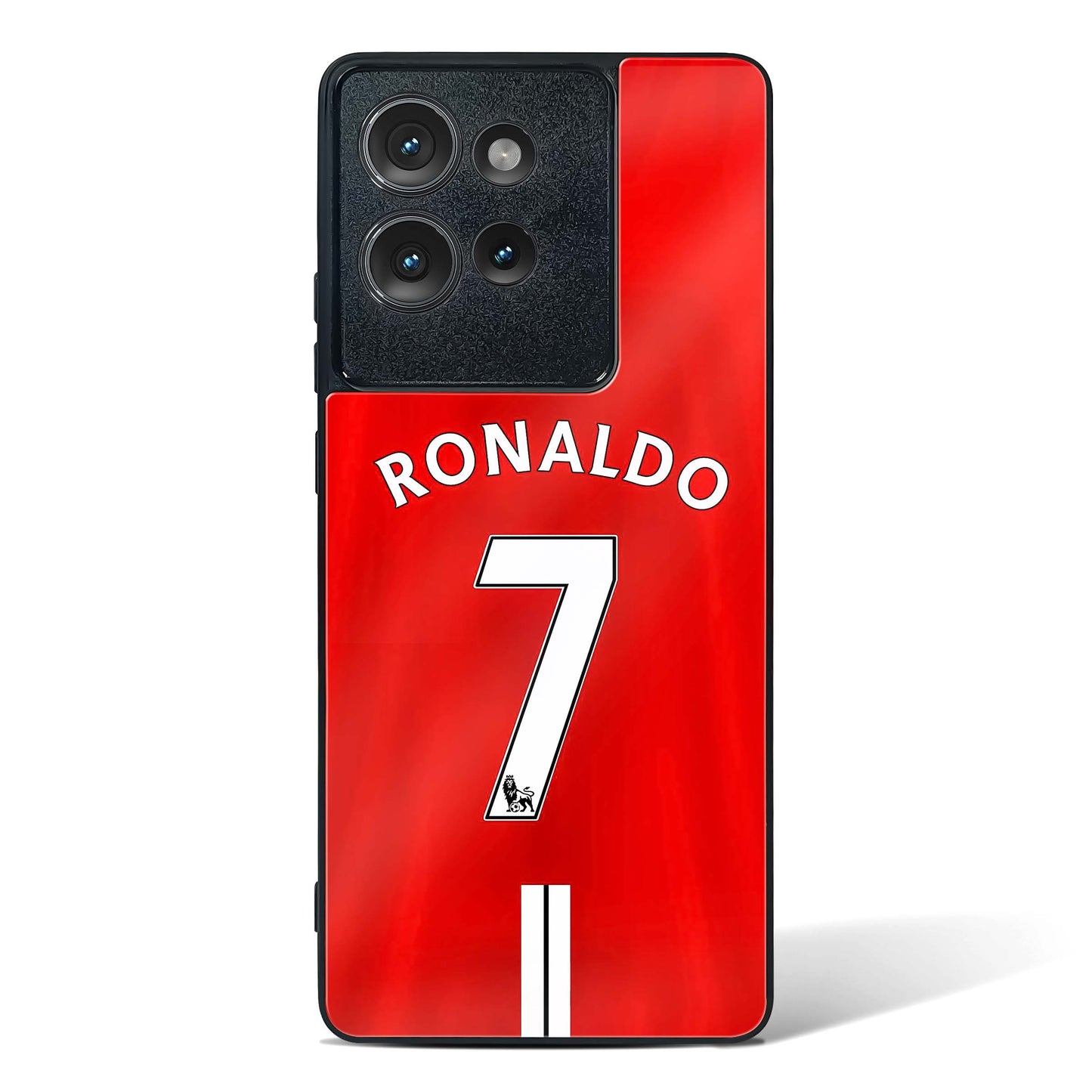 Ronaldo Red Jersey No 7 Glass Phone Case-Motorola Edge 50