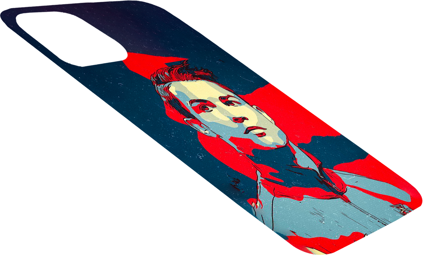 Ronaldo Stylish Art Glass Case - - MW Stuffs -
