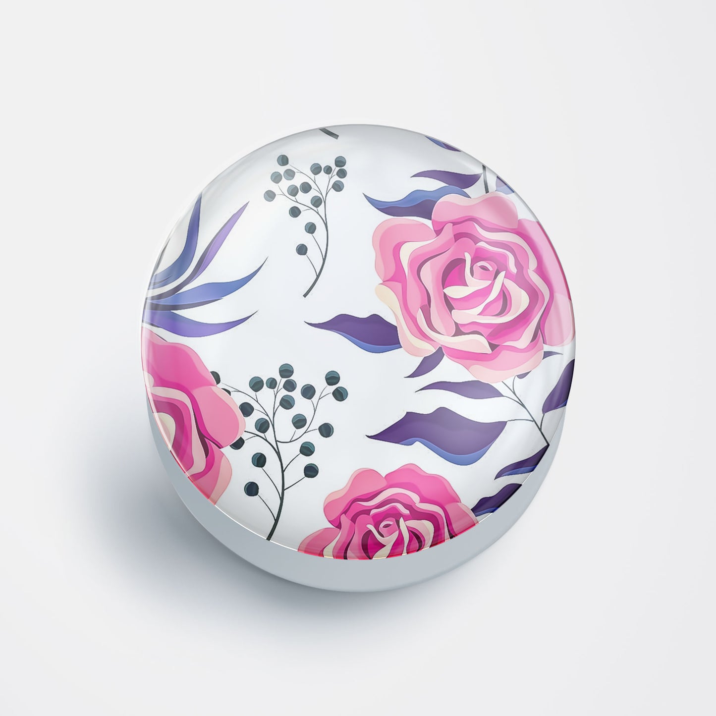 Rosey Rose Floral Gloss Pop Holder