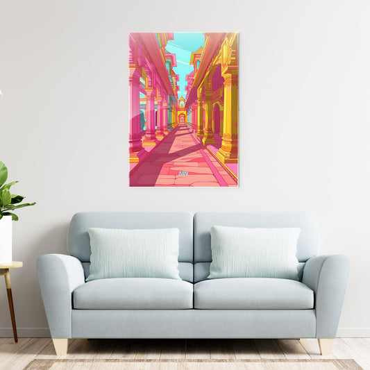 Royal Archway View Metal-Poster