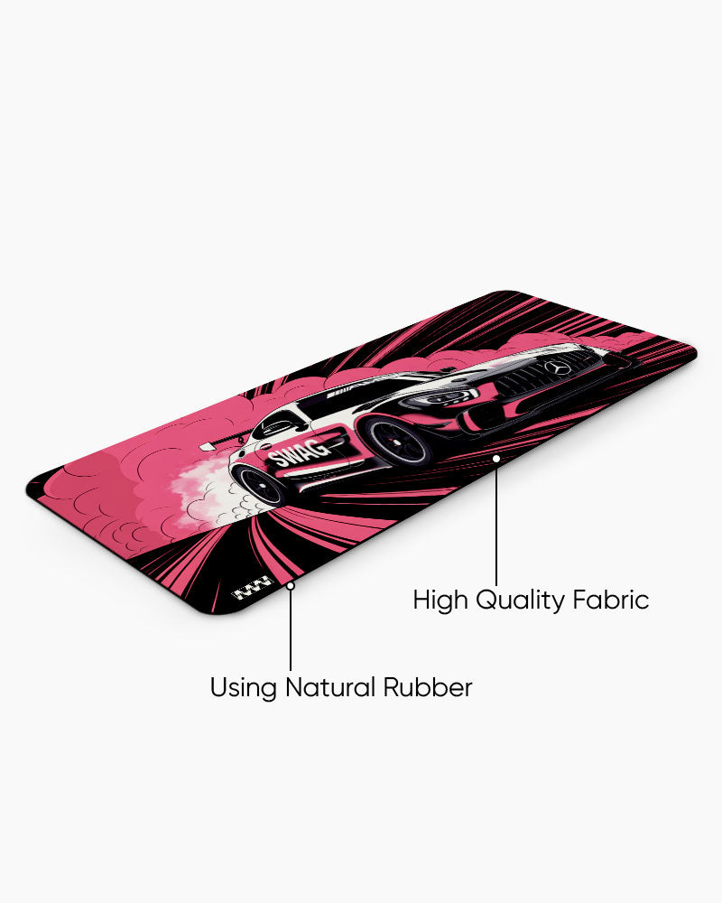SWAG Racer Mercedes at Maximum Velocity Deskmat