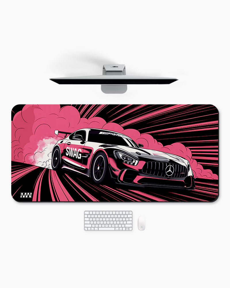 SWAG Racer Mercedes at Maximum Velocity Deskmat