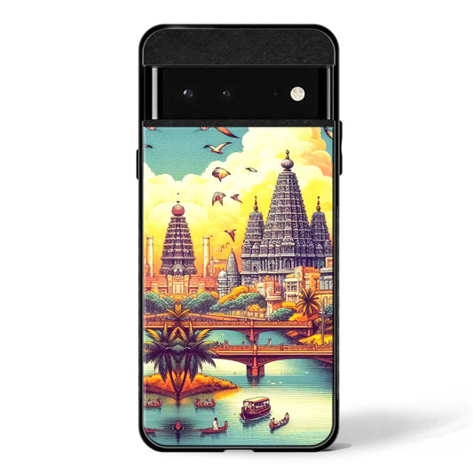 Sacred Sunset Voyage Google Pixel Glass Phone Case