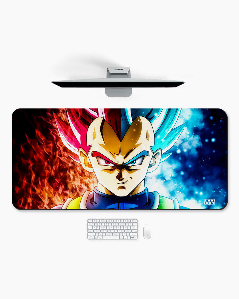 Saiyan Duality Inferno & Frost Desk Mat